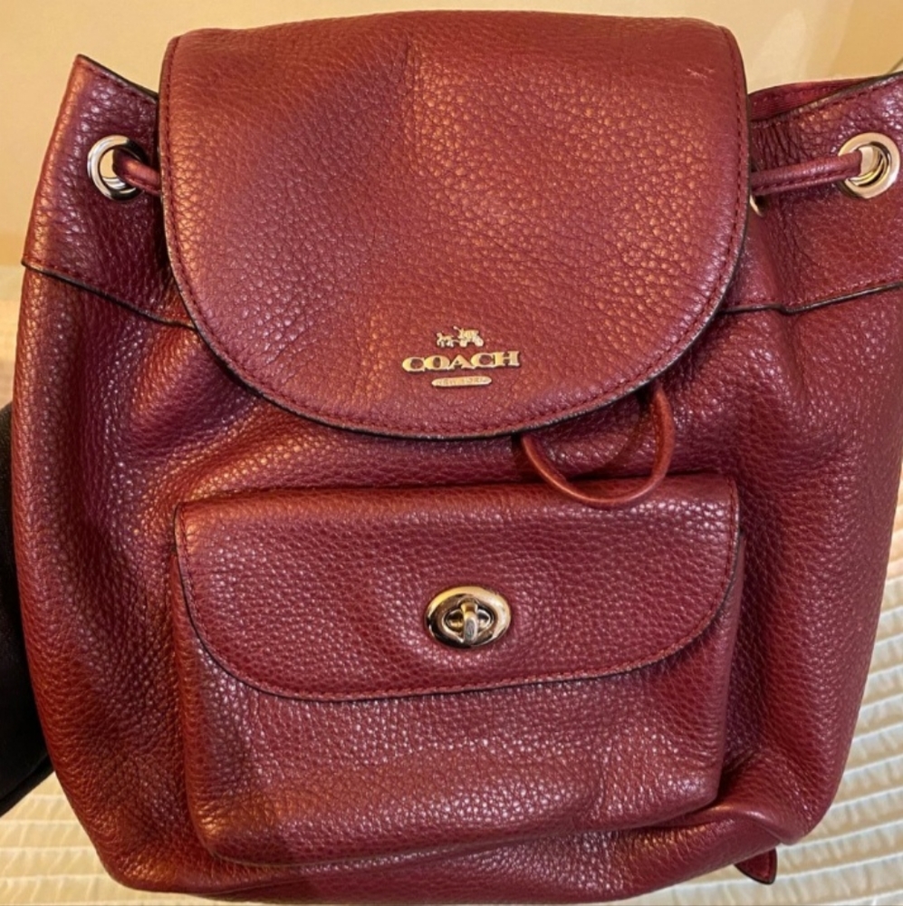 Coach Burgundy handbag